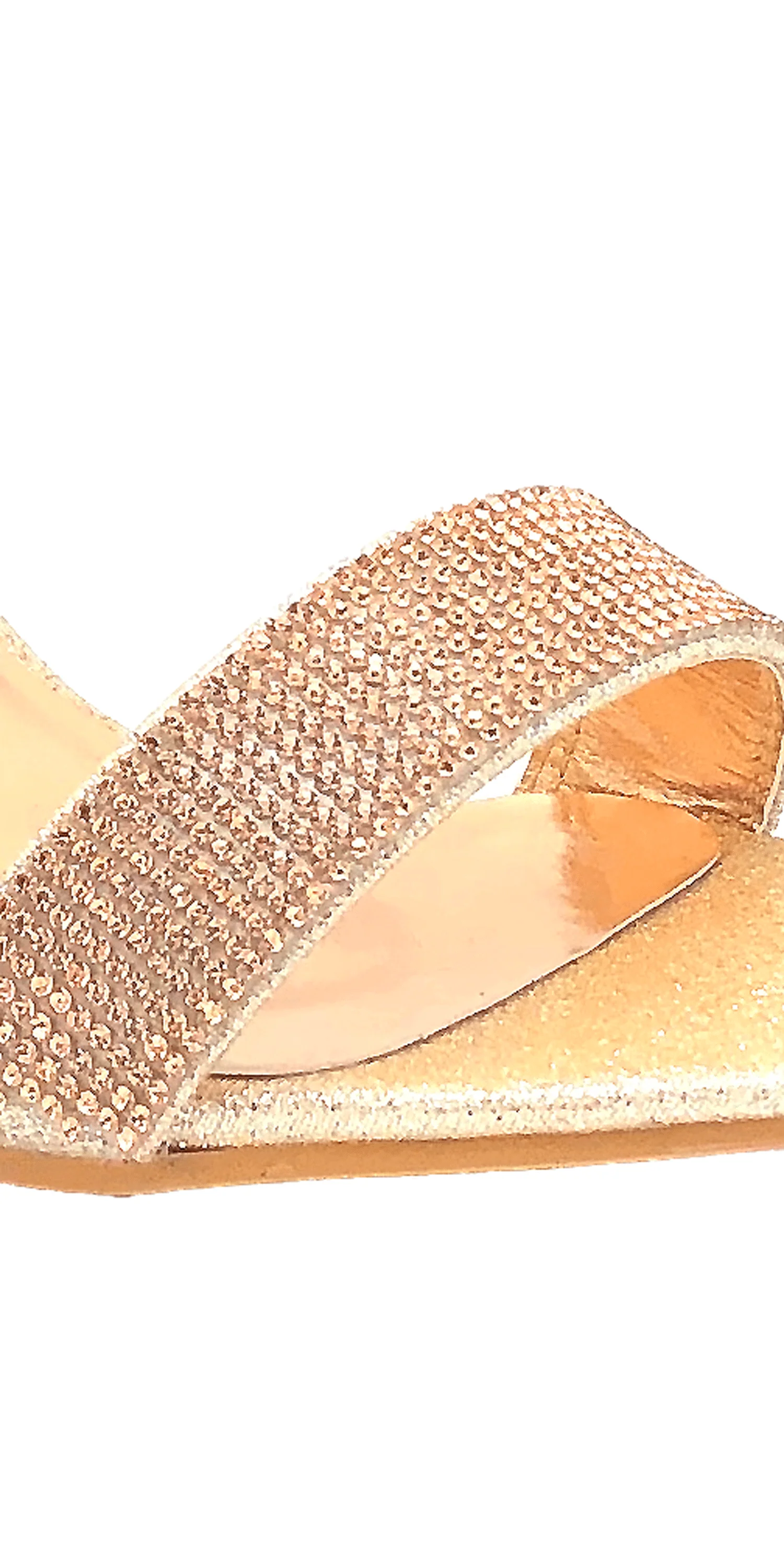 Caroi Rhinestone Mid Heel Zip Back Ankle Strap Sandal - Image 4