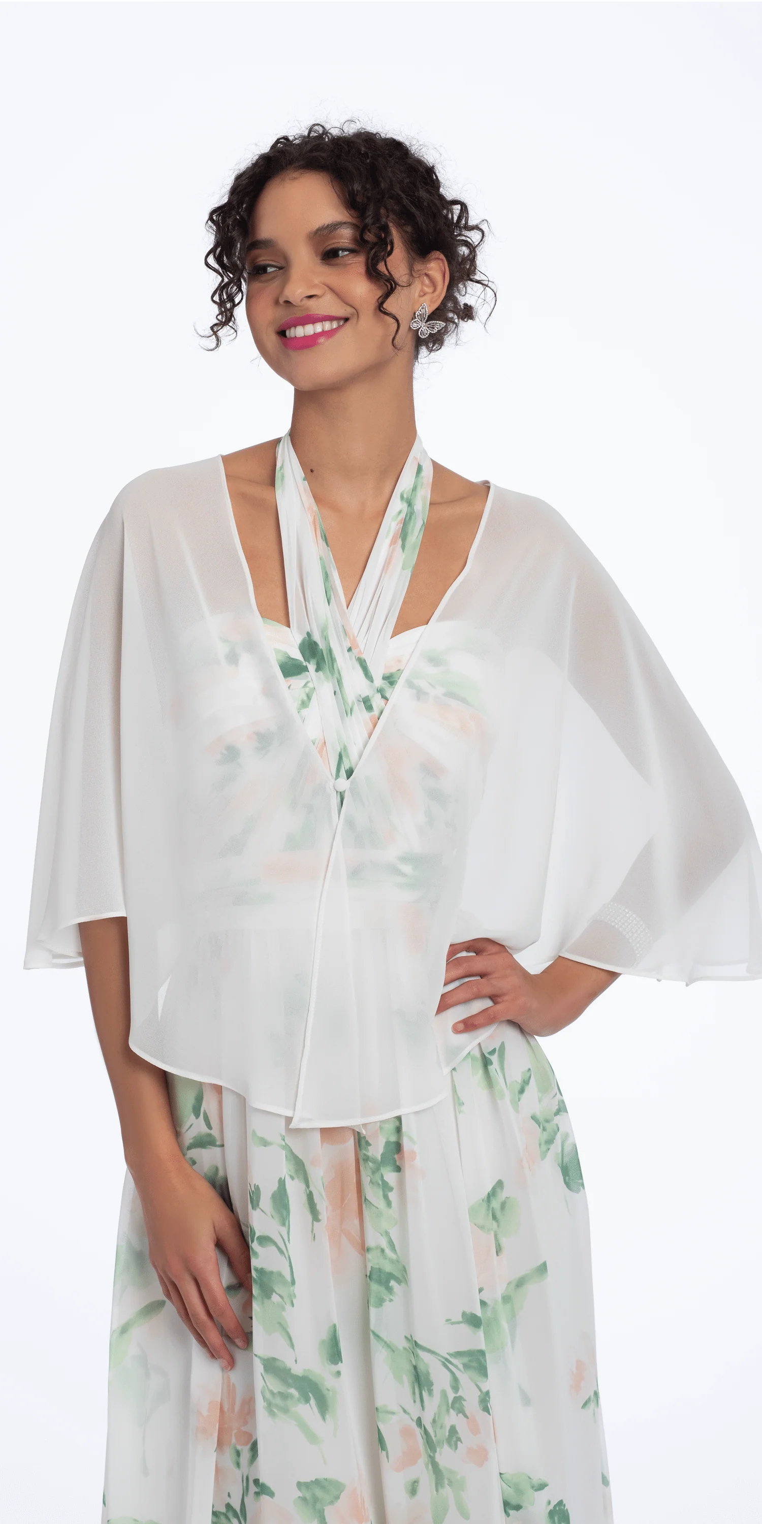 Chiffon Convertible Cape - Image 5