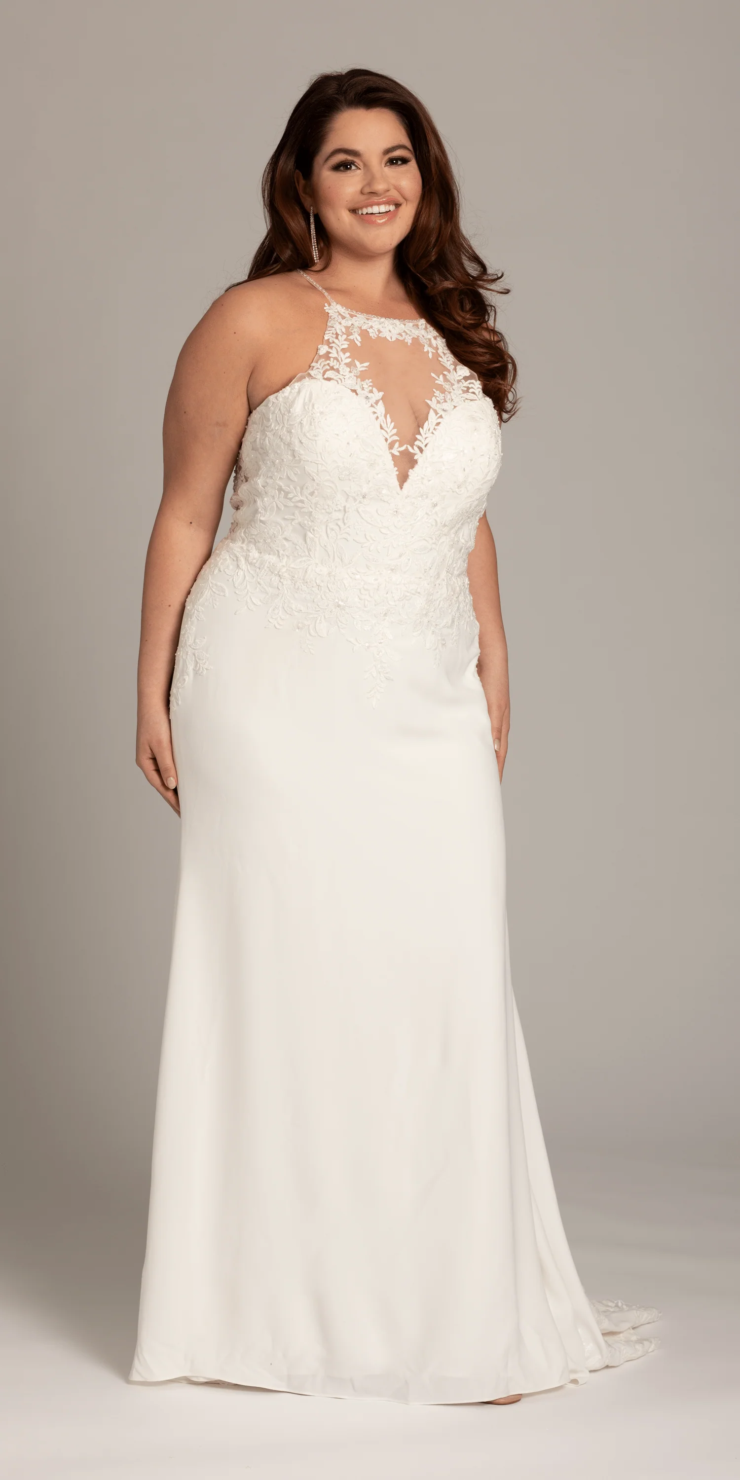 Crepe Floral Embellished Racer Back Dress with Leaf Beading Detail - Image 5