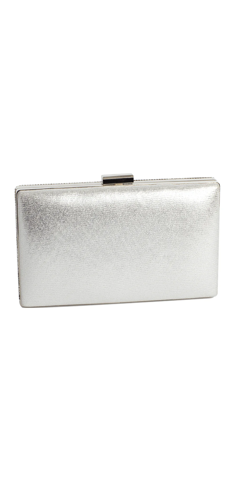 Rhinestone Handbag with Metal Top Closure - Image 3