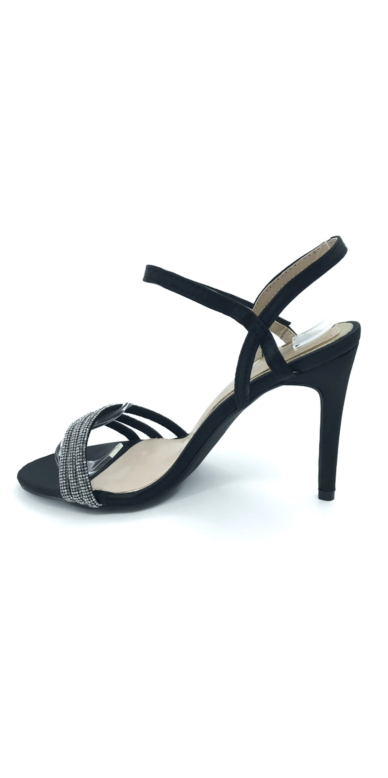 Rhinestone Strappy High Heel Stiletto Sandal - Image 3