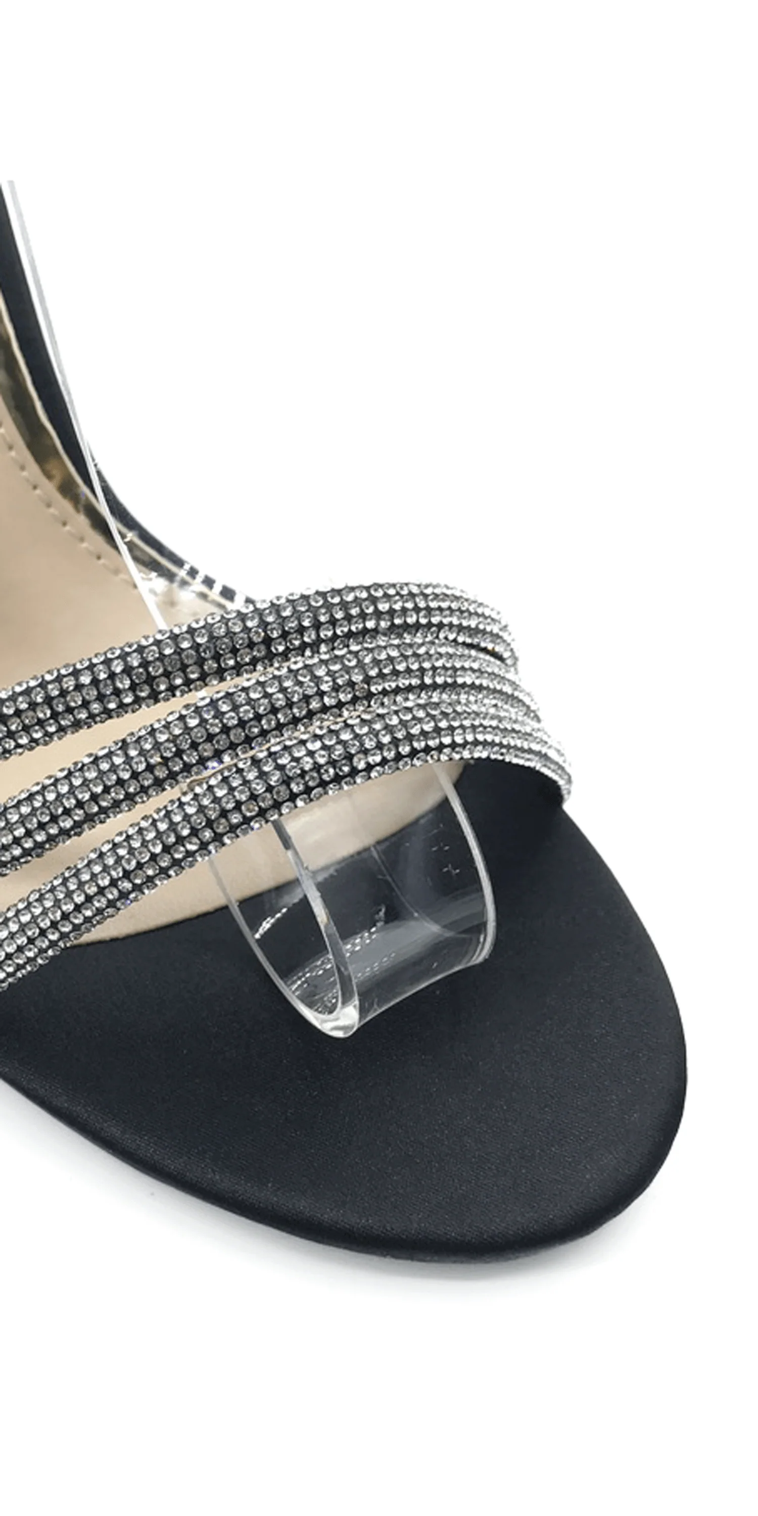 Rhinestone Strappy High Heel Stiletto Sandal - Image 6