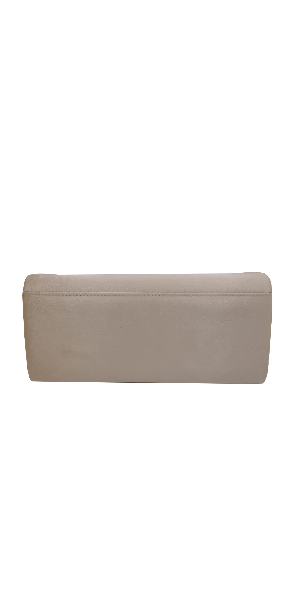 Satin Rectangle Handbag with Pleated Knot Detail - Image 3