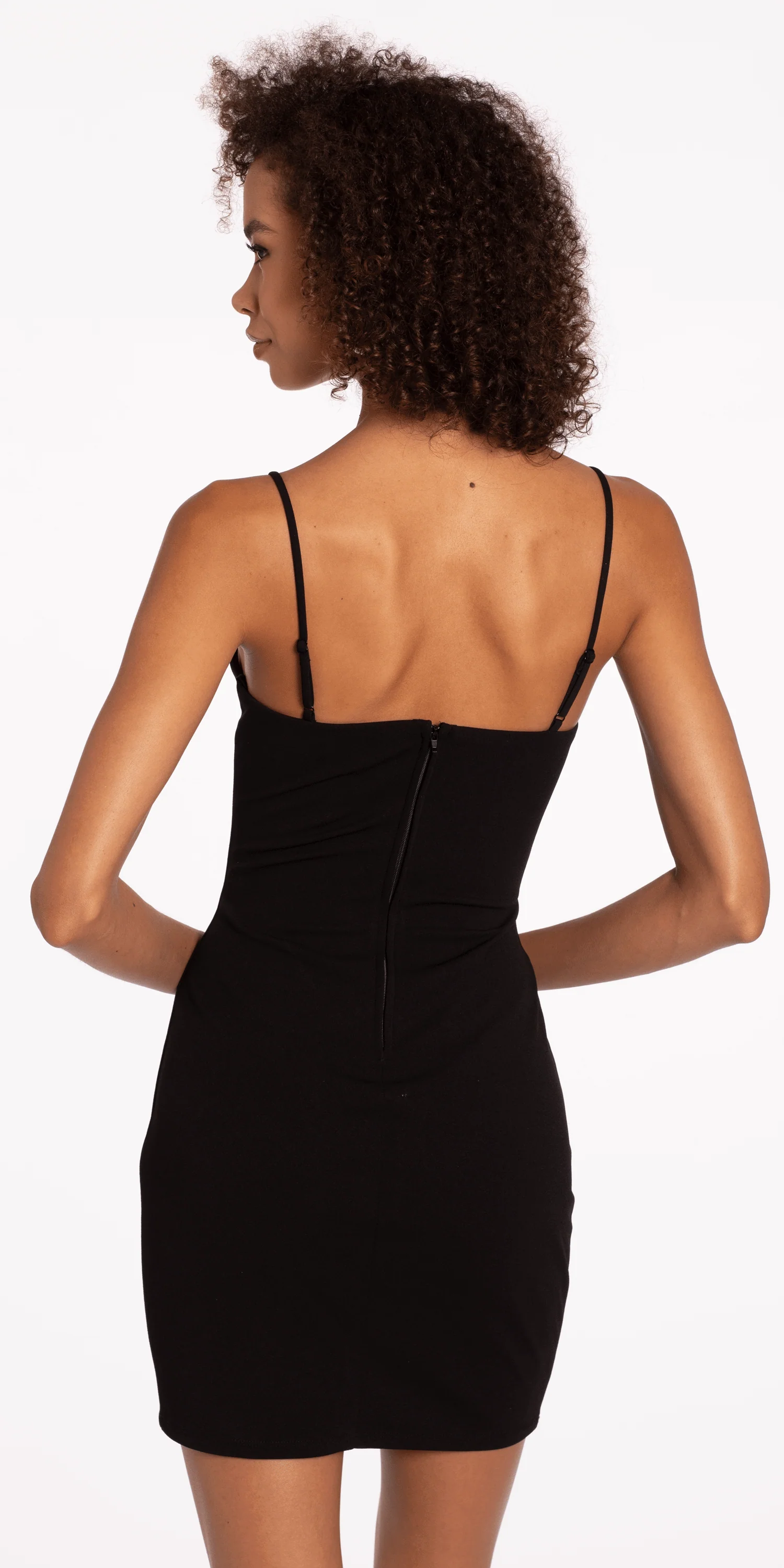 Sweetheart Scuba Sheath Dress with Rhinestone Flower Border - Image 4
