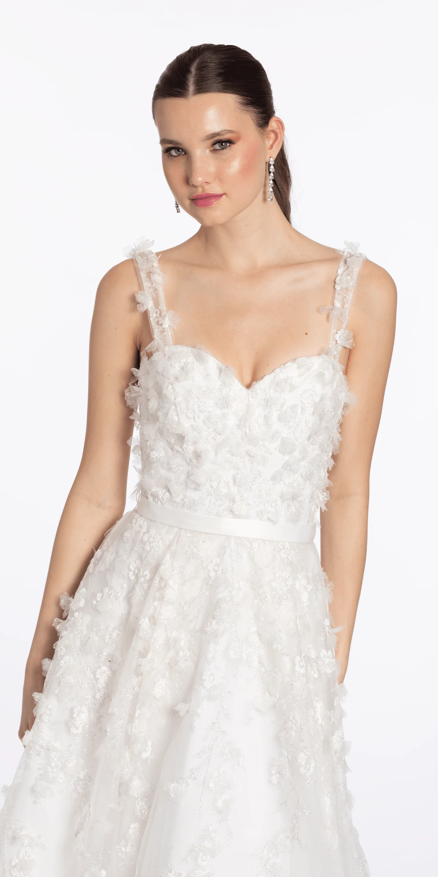 Sweetheart Tulle Ballgown with 3D Glitter Bows - Image 2