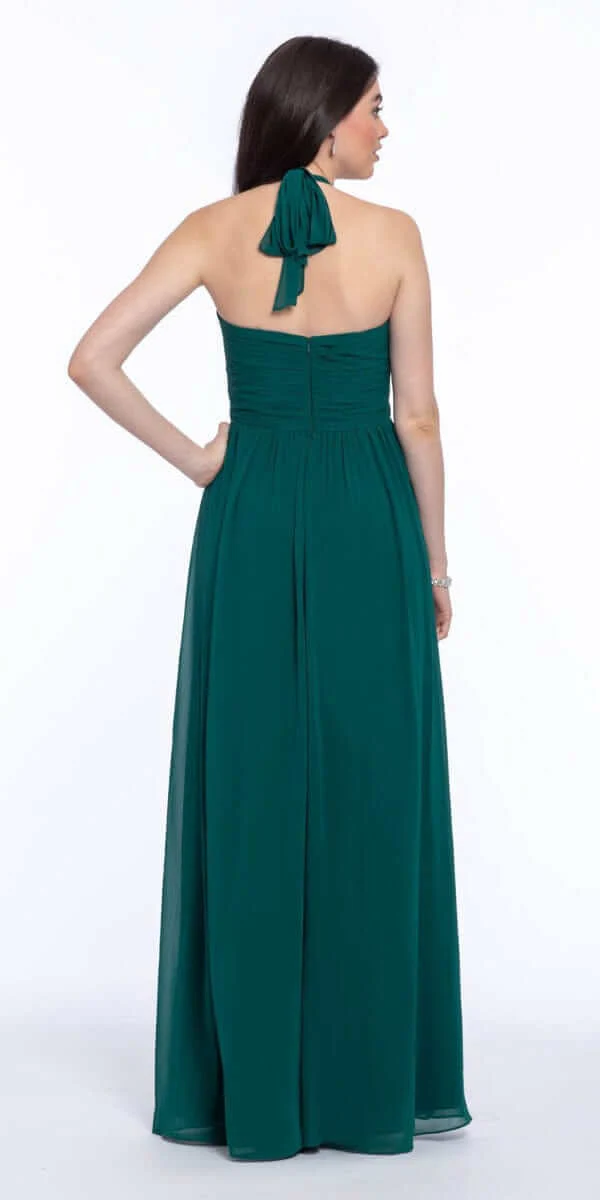Tie Neck Halter Dress - Missy - Image 3