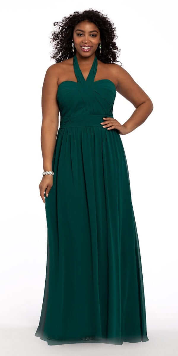 Tie Neck Halter Dress - Missy - Image 4